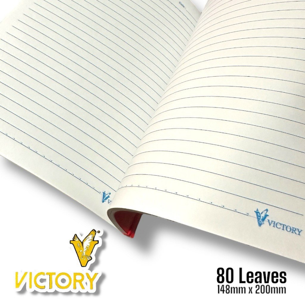 Victory Notebook - Japan Quality Paper, 80 Leaves- YARN/SPIRAL (10pcs ...