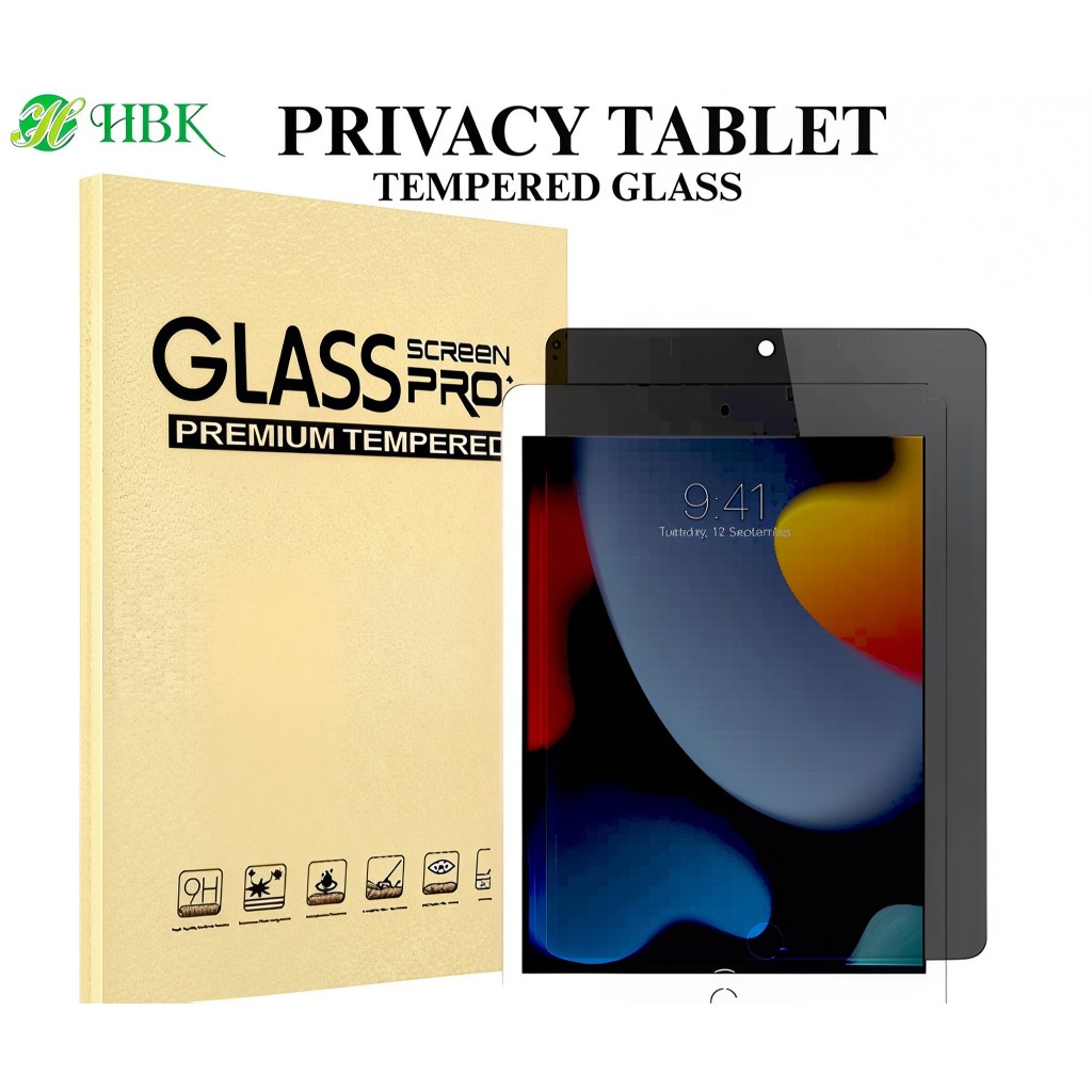 PRIVACY TABLET TEMPERED GLASS FOR IPAD MINI 4 5 6 7 AIR 1 2 4 5 6 7 8 9 ...
