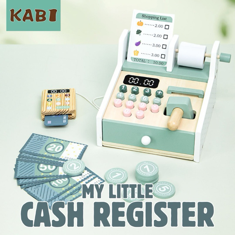KABI My Little Cash Register Pretend Play Toys Cashier toy for Kids Girl  Boy Money Scanner Gift set