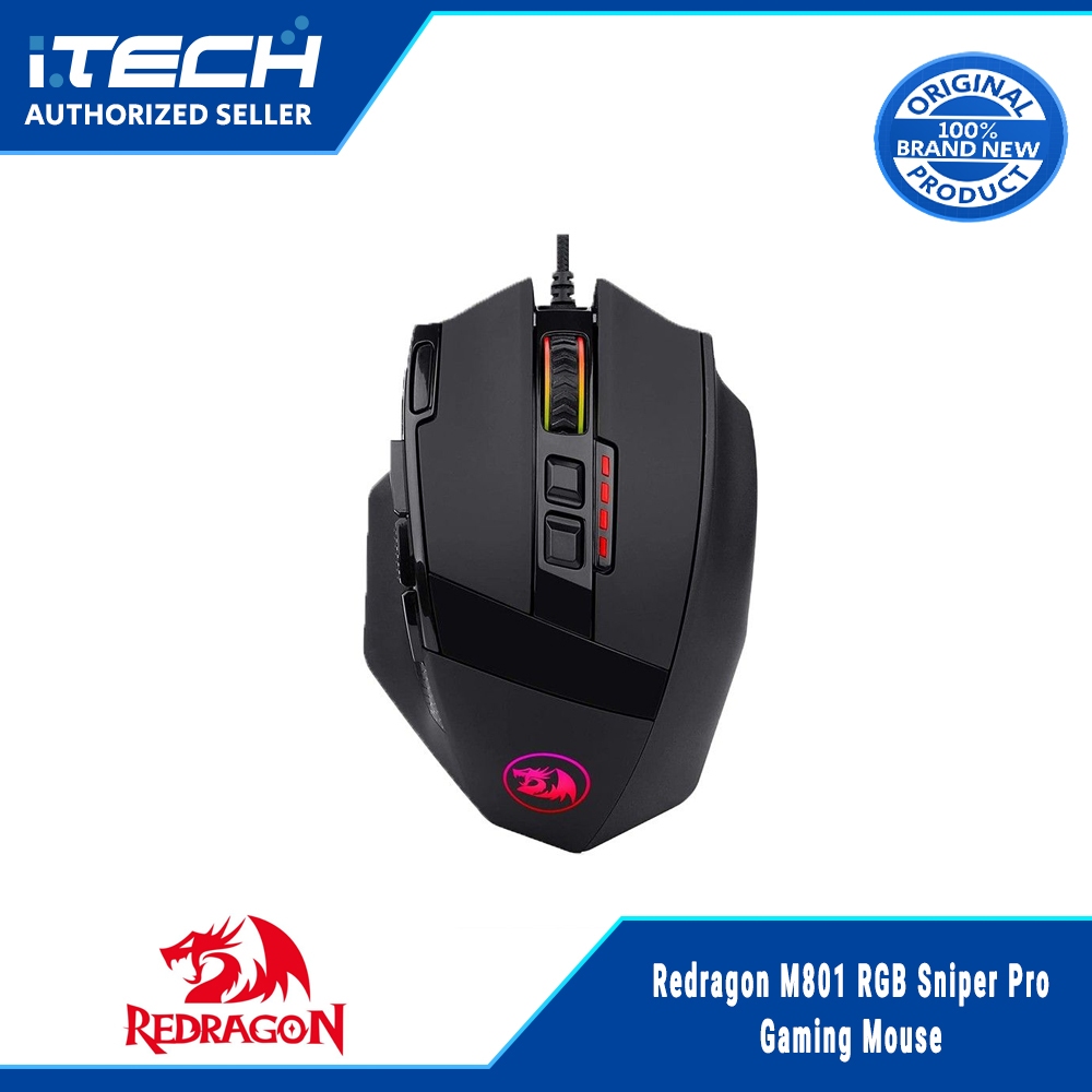 Redragon M801 RGB Sniper Pro Gaming Mouse | Shopee Philippines