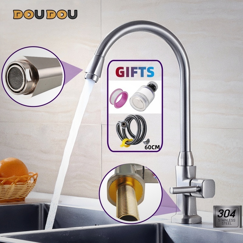 Anti-oil stain Kitchen Faucet Stainless Faucet For Sink Gripo Stainless ...