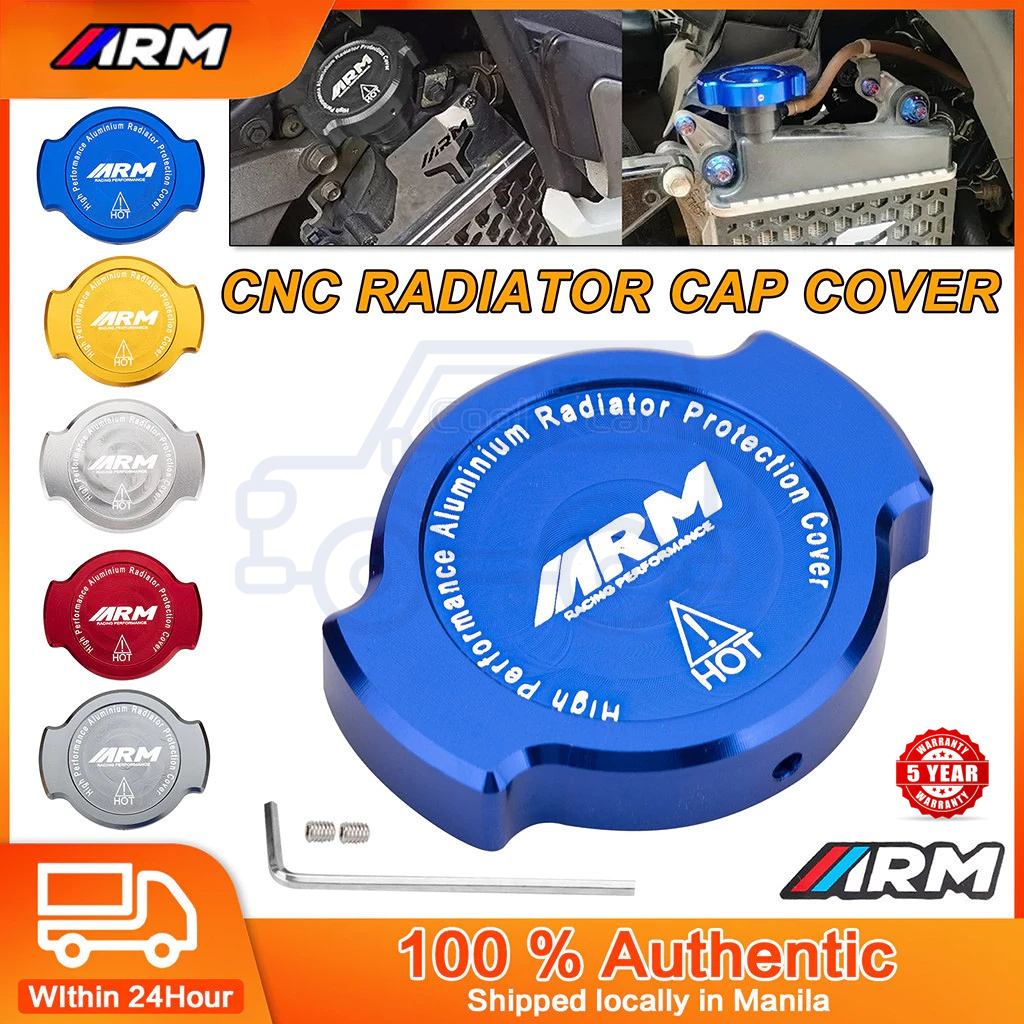 Arm Radiator Cap Cover V3 Premium Design Aluminum Full CNC Universal ...