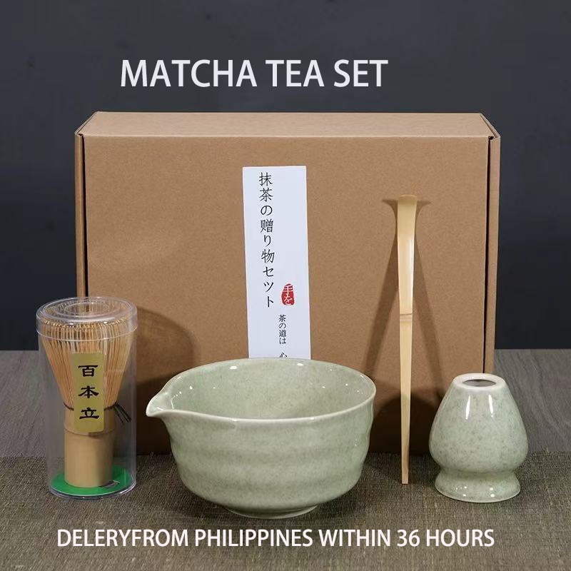 Japanese Tea Sets Traditional Matcha Gift Set Matcha Whisk Spoon ...