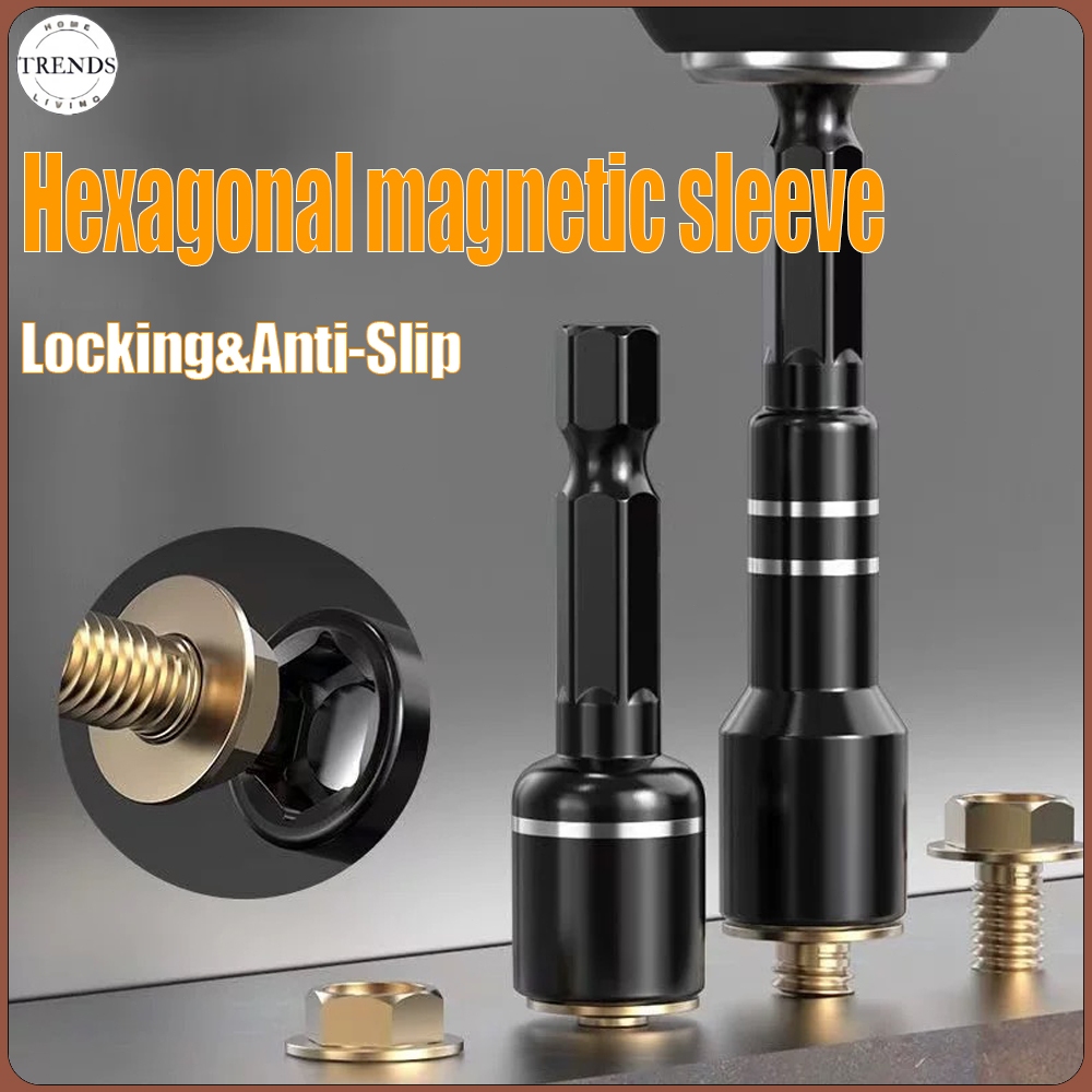 Magnetic hexagonal socket adapter, electric screw drill bit converter ...