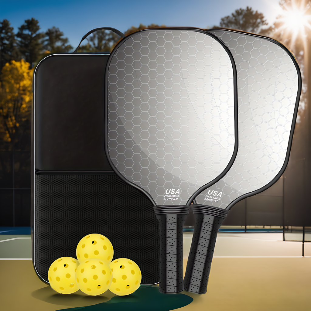 Pickleball Paddles USAPA Approved Fiberglass Pickleball Set ...