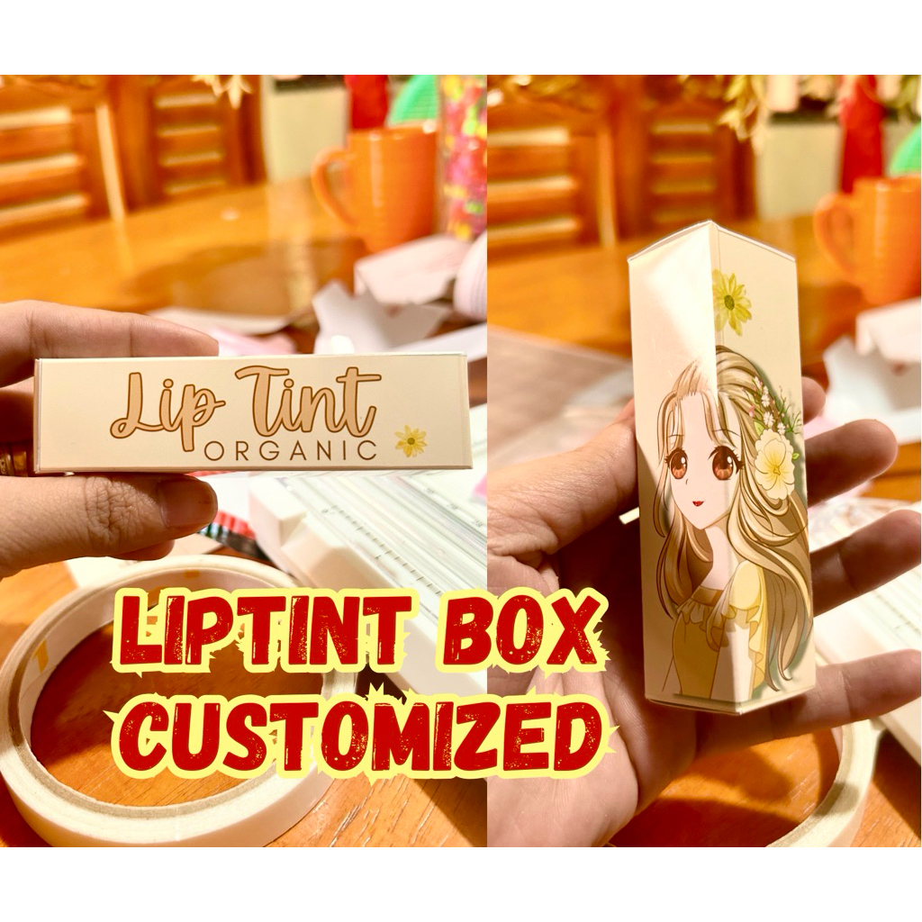 Liptint Box 100 pcs Customized Personalized Box | Shopee Philippines