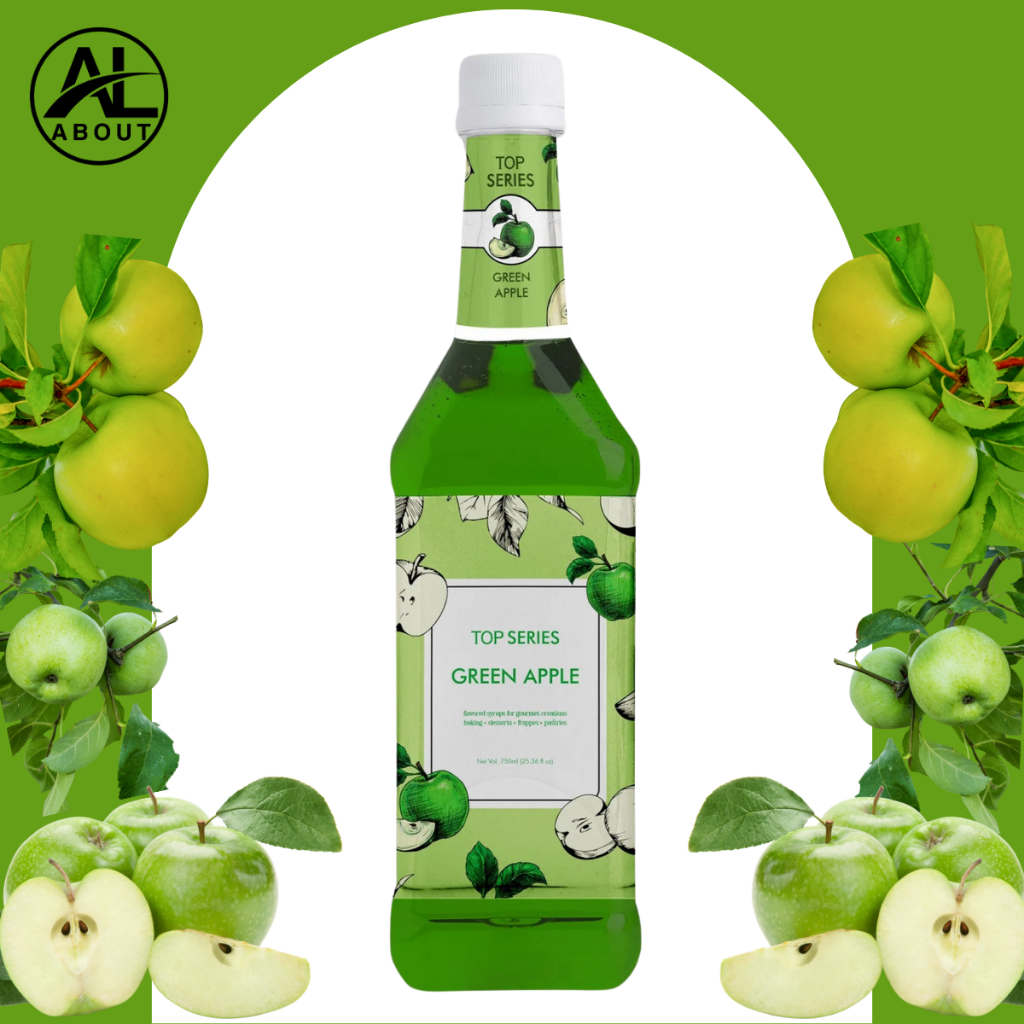 TOP Creamery Green Apple Syrup 750ml | Shopee Philippines