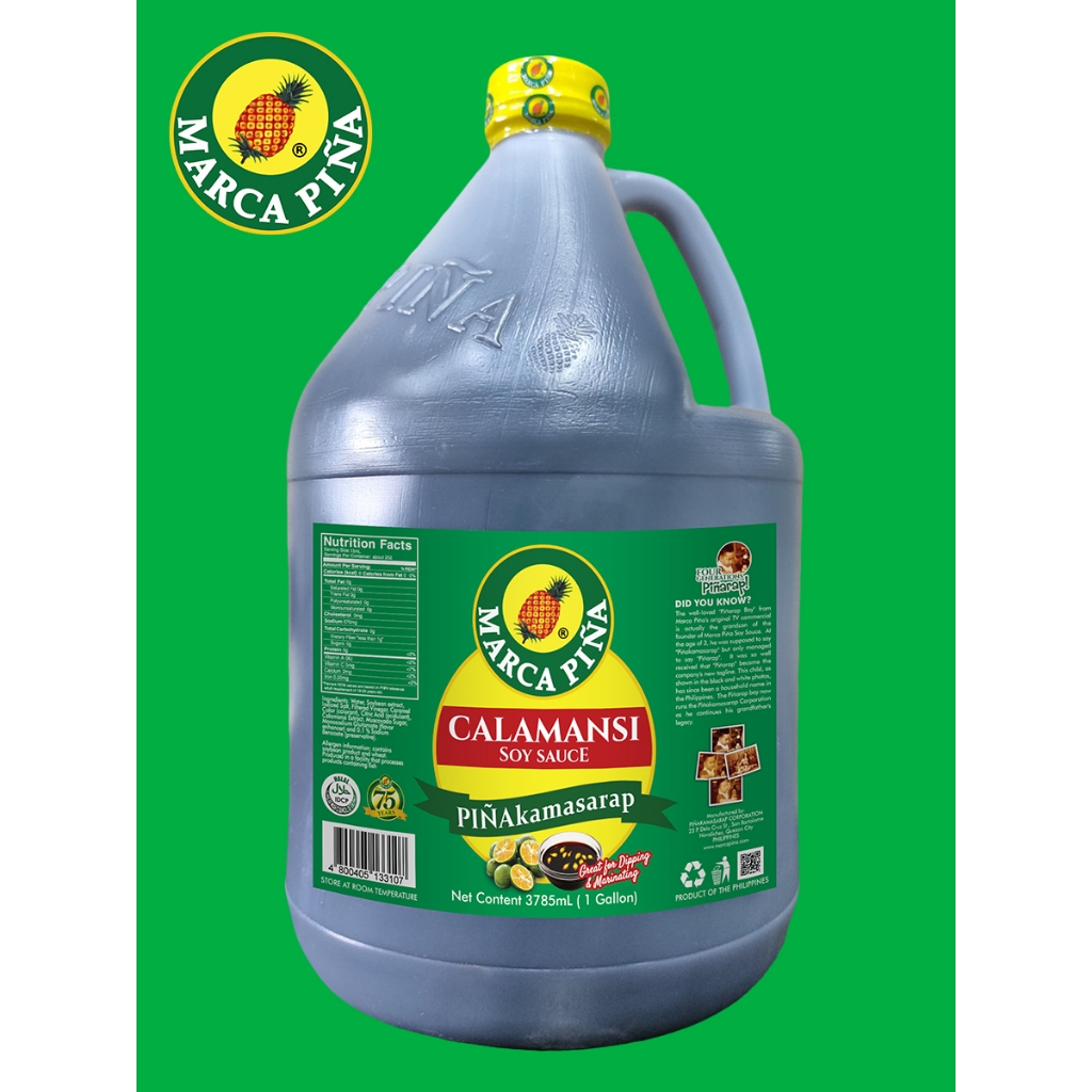 Marca Piña Calamansi Soy Sauce 1 Gallon | Shopee Philippines