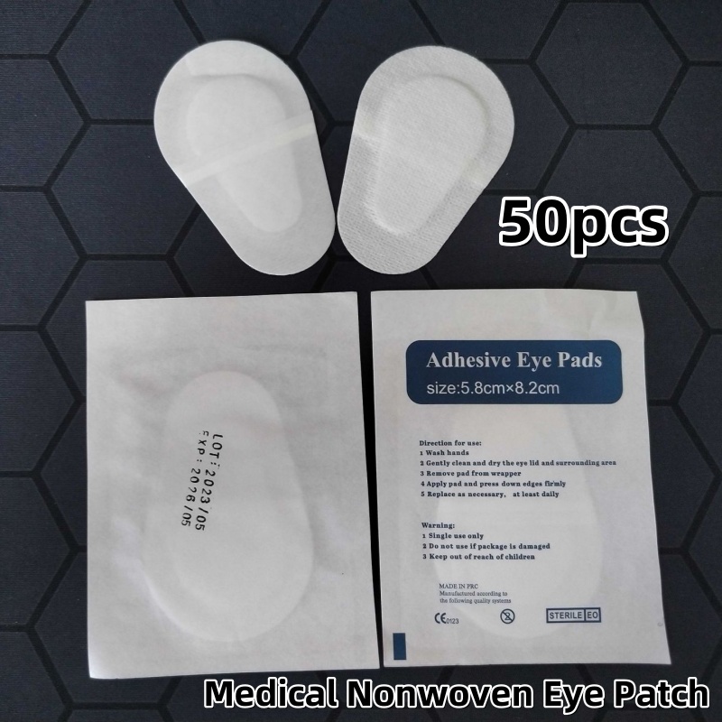 50PCS Medical Non-Woven Eye Patch Adult Eye Patch Self-Adhesive Eye ...