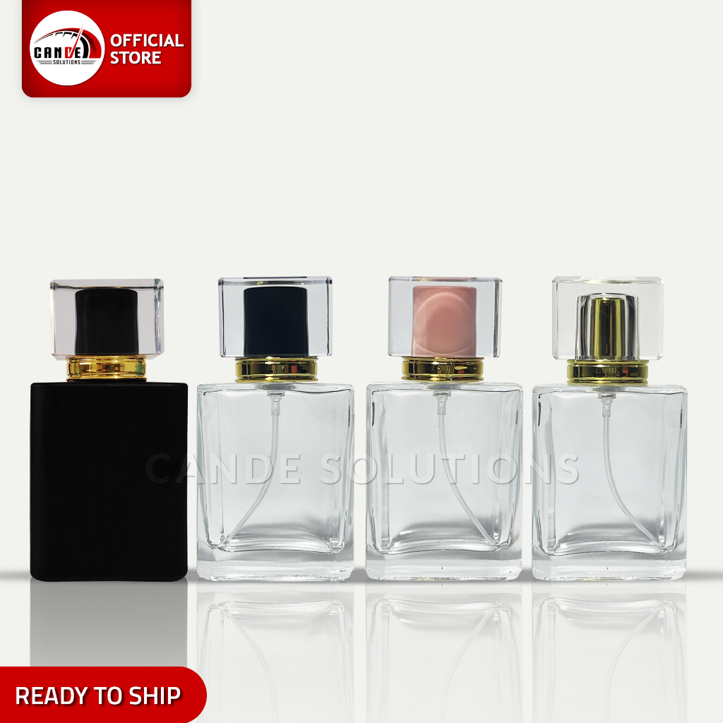 50ml Easy Crimping Chãntal Glass Elegant Empty Perfume Bottle - Main Image