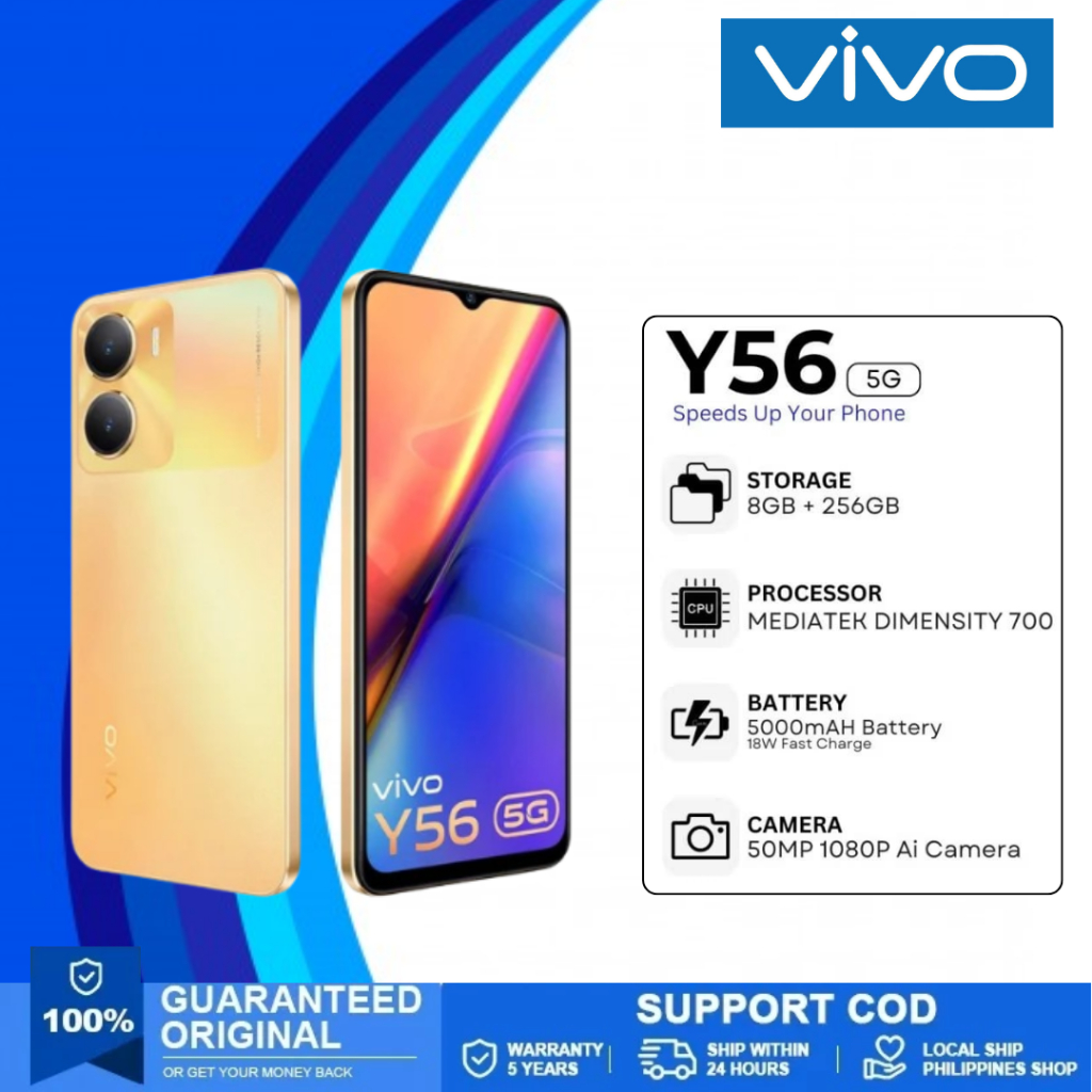 Vivo Y56 5G Smartphone [5000mAh Battery LIfe |6.58 Inch LCD Screen|52MP ...
