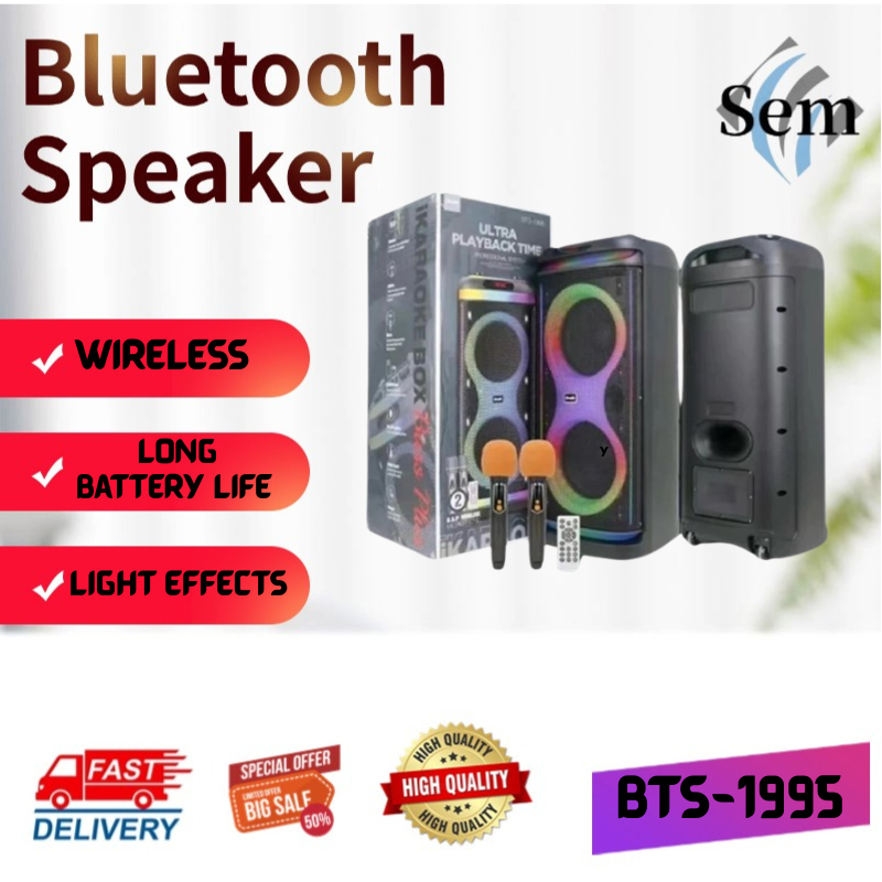 BTS 1995 Bluetooth Speaker with Karaoke features Original | Shopee ...