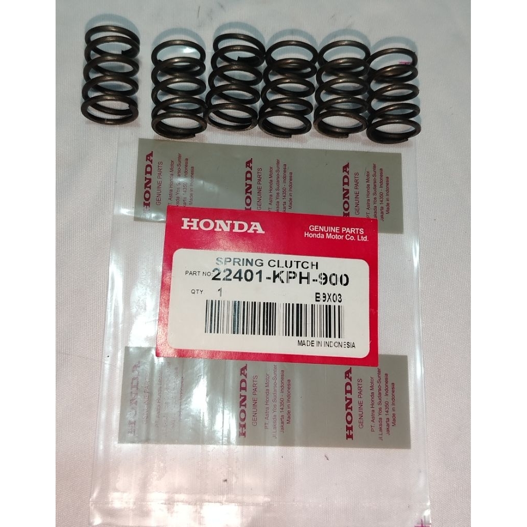Honda genuine clutch spring for Honda wave125/xrm125 (6pcs) | Shopee ...