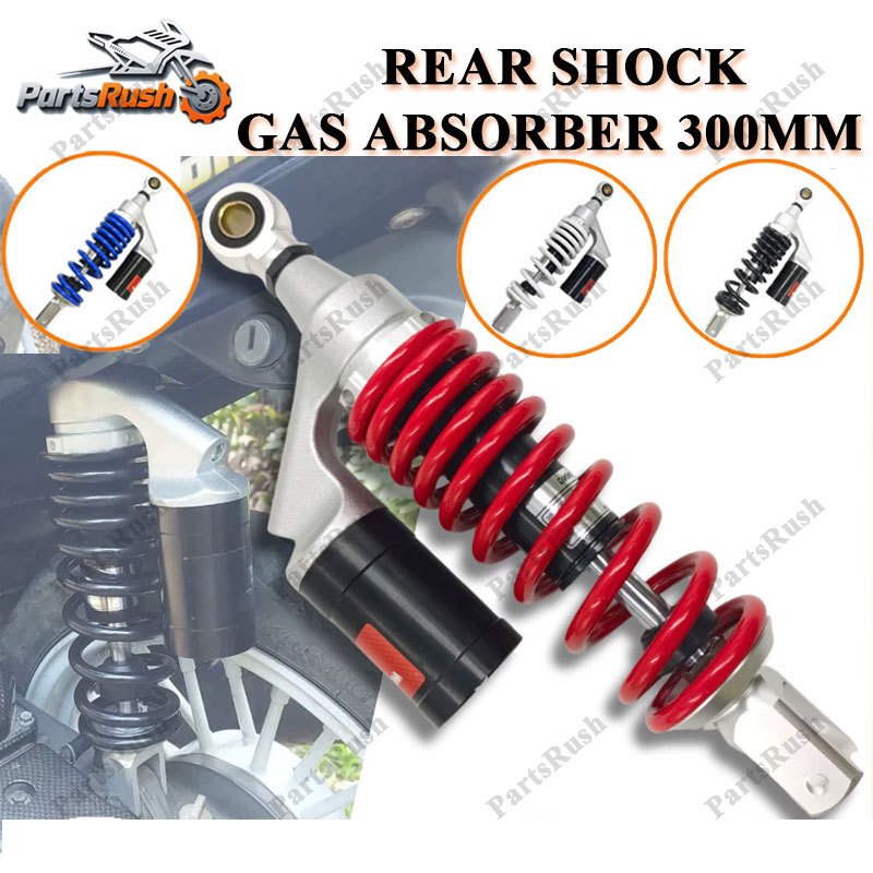 FOR MIO SKYDRIVE CLICK BEAT MOTORCYCLE 300MM REAR SHOCK GAS ABSORBER ...