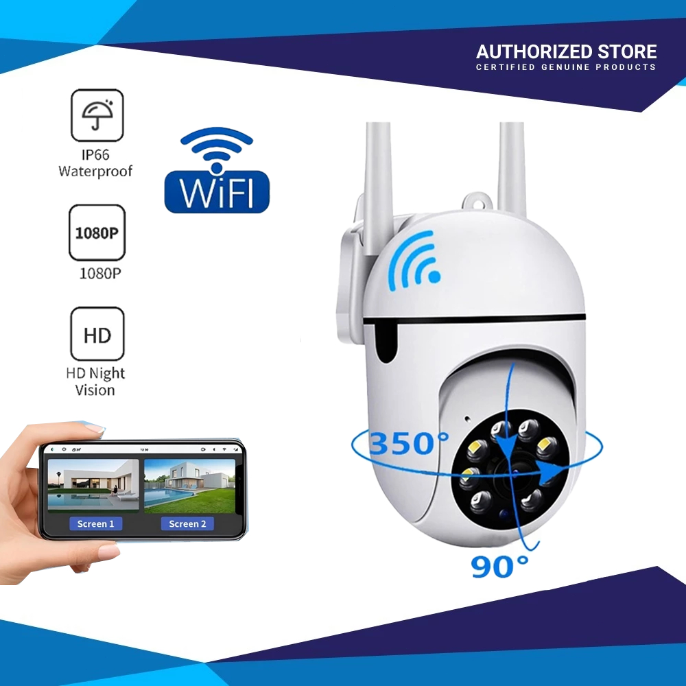 V380 Pro 5G Waterproof Outdoor CCTV Dual Lens Camera waterproof No WIFI ...