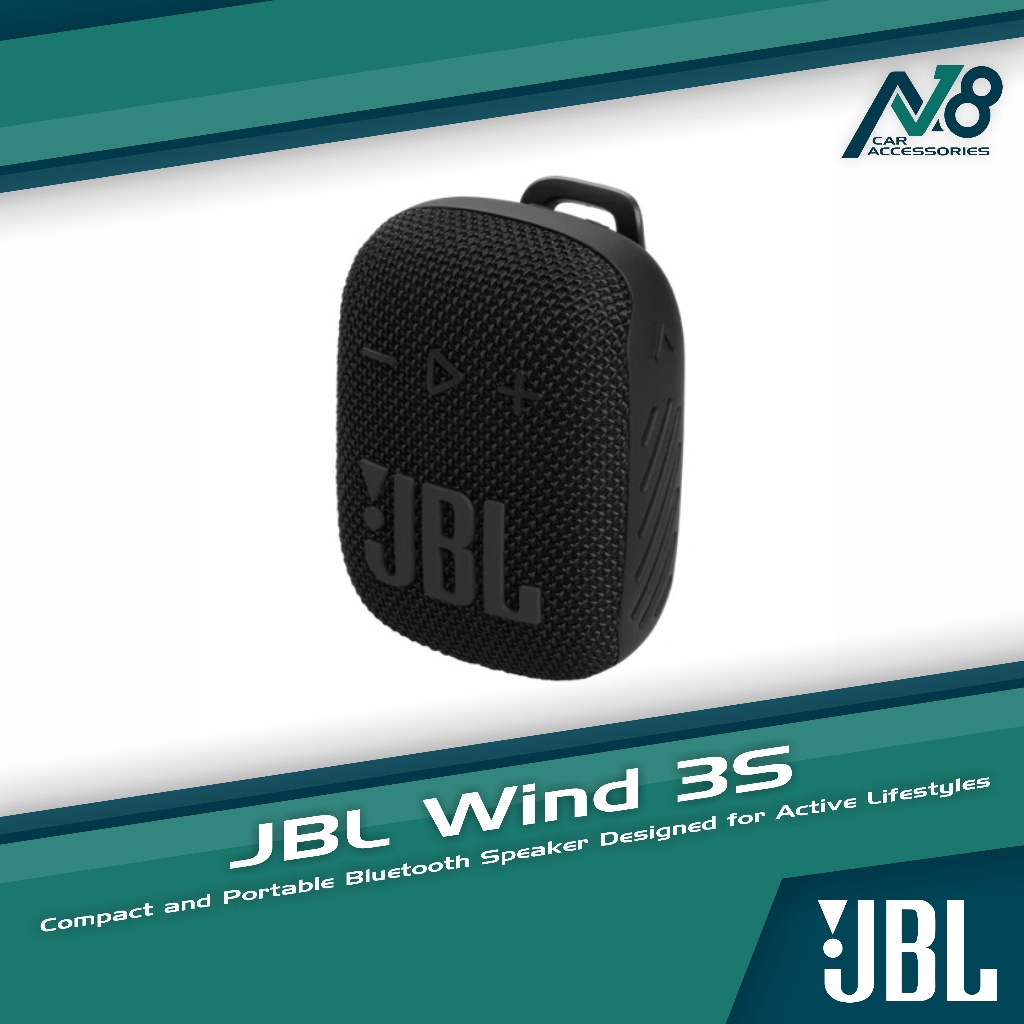 Draagbare JBL Wind 3S Bluetooth Speaker - Waterdicht & Krach