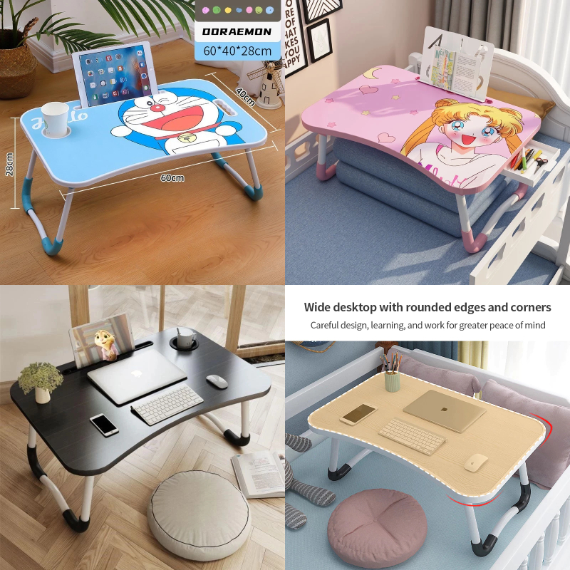 Mini Desk Study Bed Foldable Laptop Table Computer Desk Study Table ...