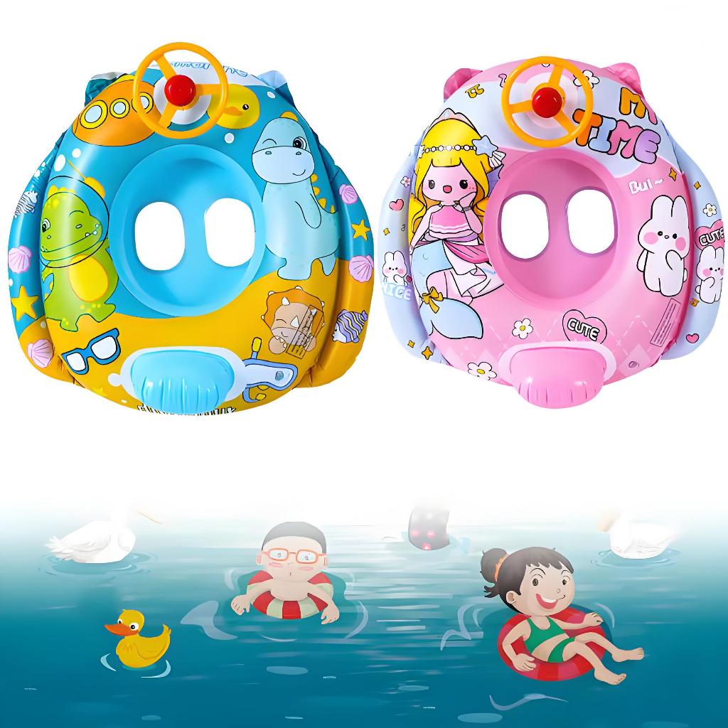 Baby Inflatable Swimming Boat Children Swimming Ring Inflatable ...