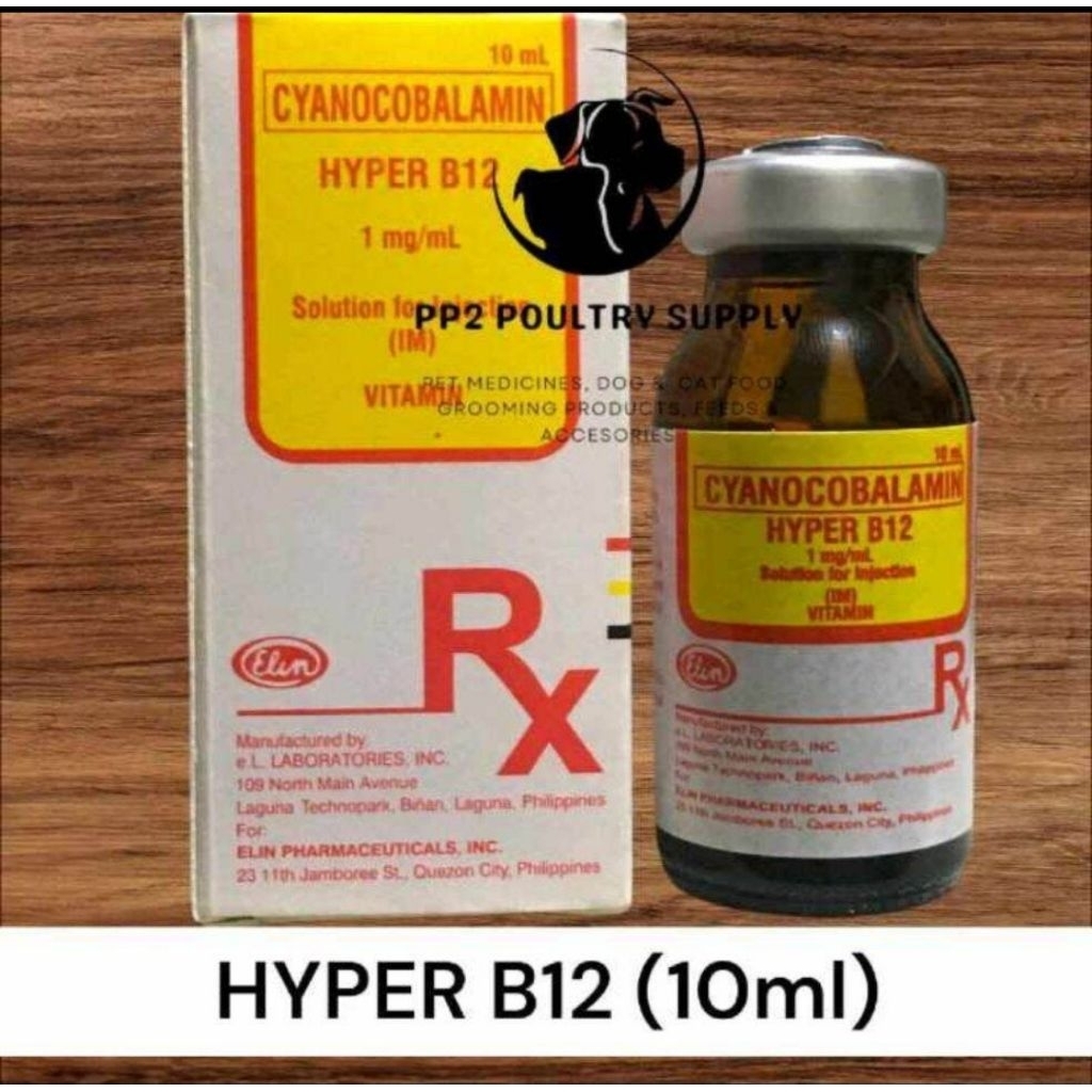 hyper b12 injectable HYPER B12 (10ML) FOR GAMEFOWL CONDITIONING