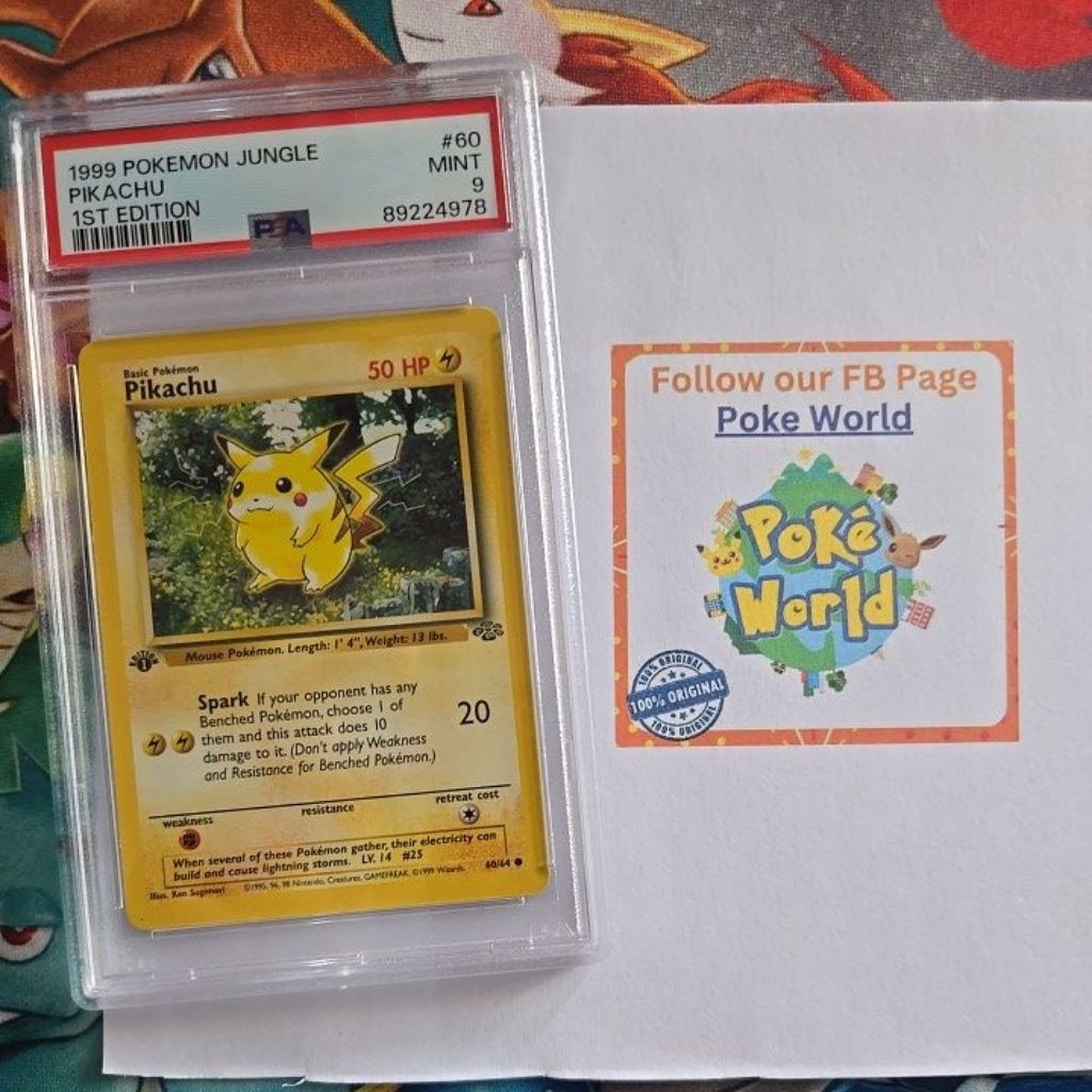 pokemon mega evolution gengar card Pikachu - Pokemon Burger King Gold Card With Pokeball in box
