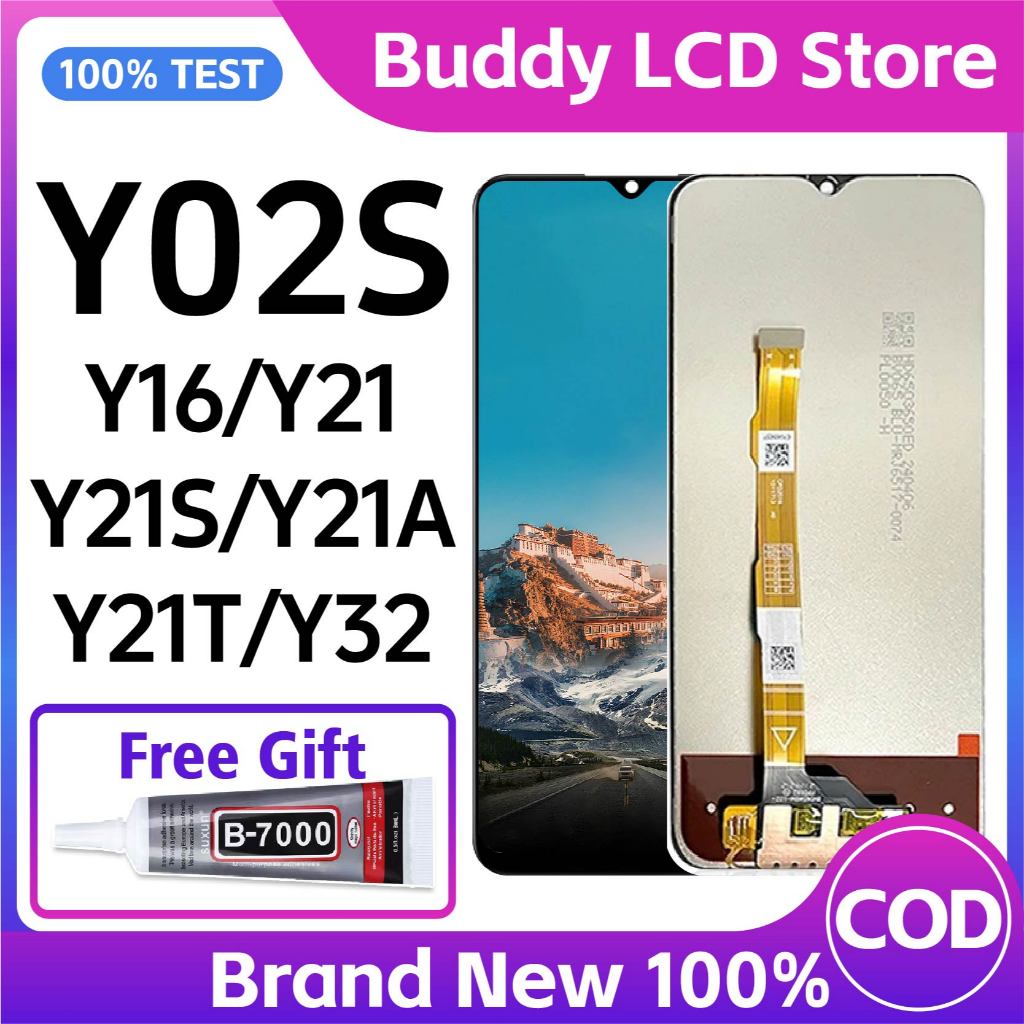 [Brand New] LCD For VIVO Y01/ Y02S/ Y16/ Y21/Y21S/Y21T/Y21E/Y21A ...
