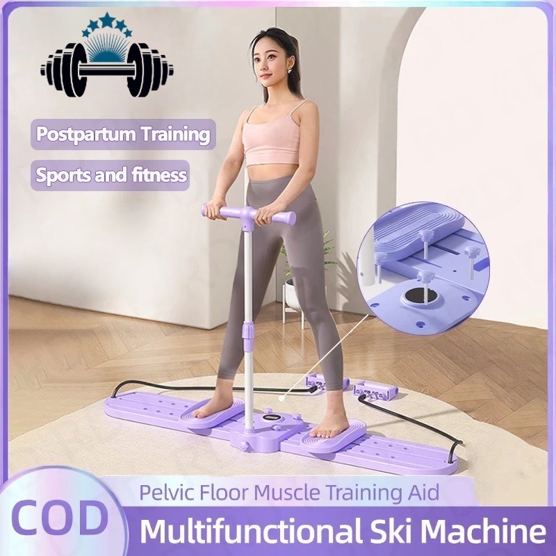 Ski machine leg slimming tool pelvic floor muscle fat burning ...