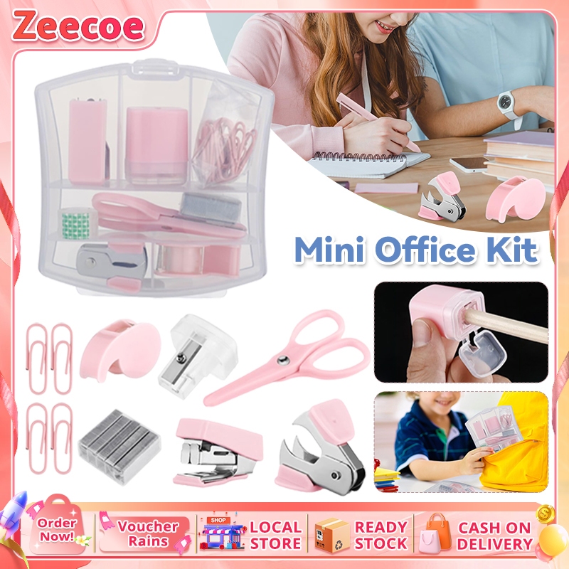 Mini Office Kit Portable Compact All in One Essential Supplies Set ...