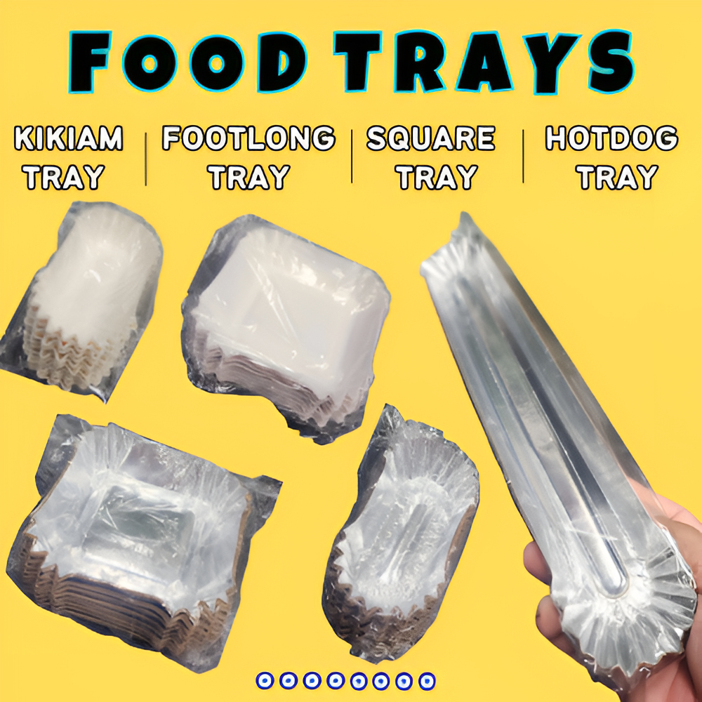 Dware FOOD TRAYS [40pcs pcs] kikiam footlong takoyaki squidballs ...