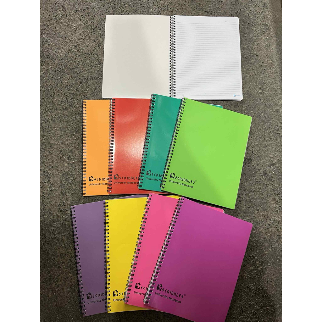 SCRIBBLES Spiral University Big Notebook | Shopee Philippines