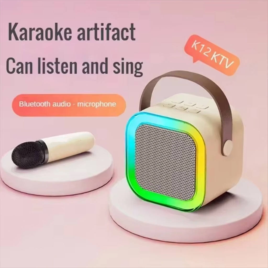 Portable Bluetooth Speaker K12 Mini Karaoke Wireless Audio Speaker With ...