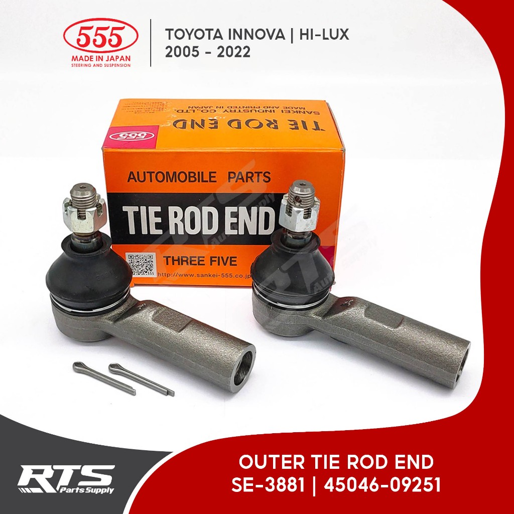 555 Se-3881 Outer Tie Rod End For Toyota Innova And Hilux 4x2 2005 ...