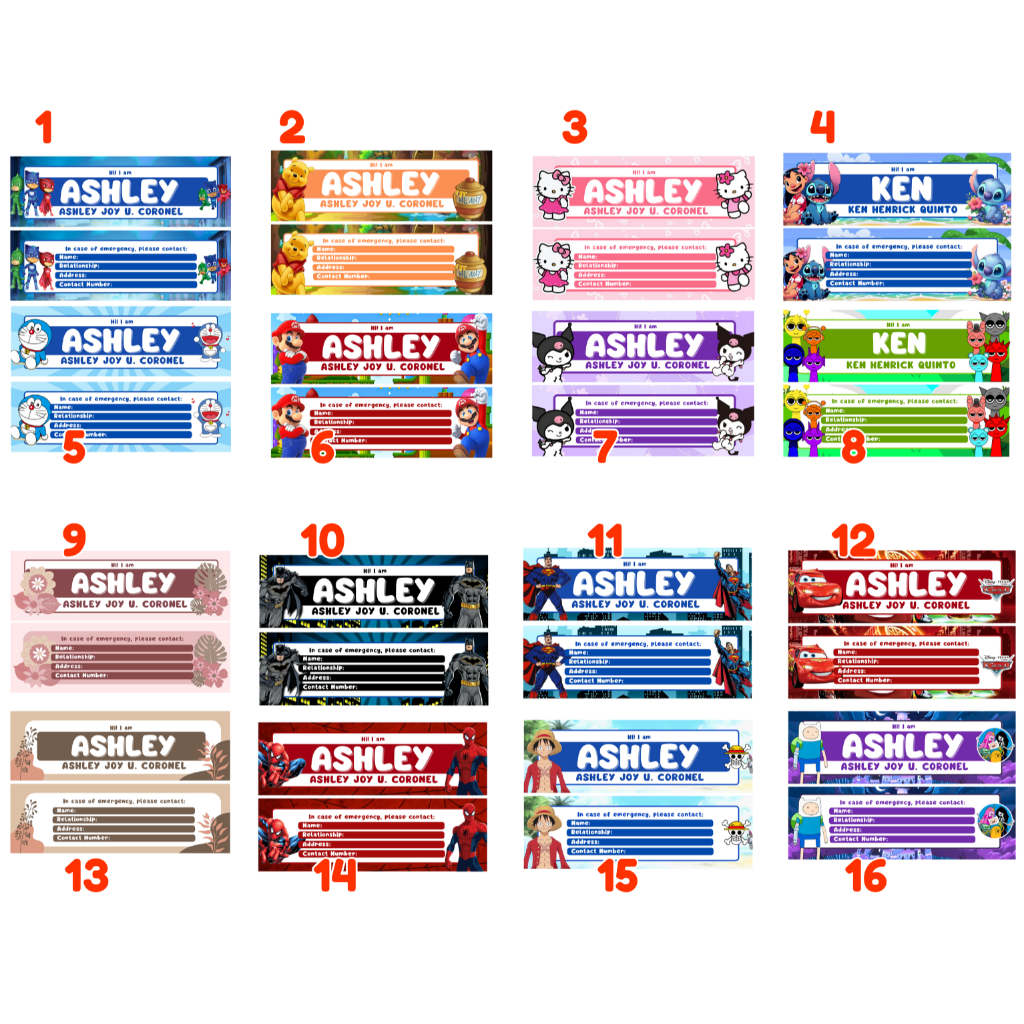 customized name tag PVC | Shopee Philippines