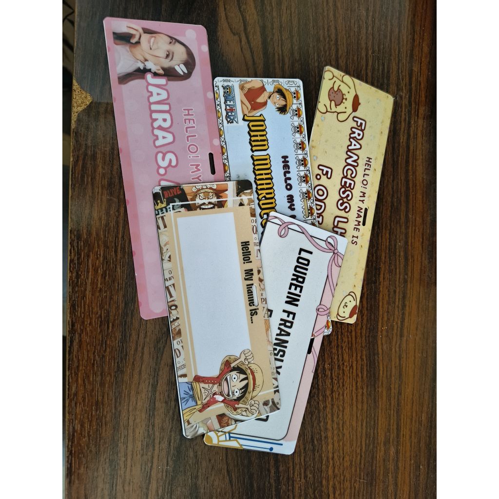 PERSON PVC NAME TAGS | Shopee Philippines