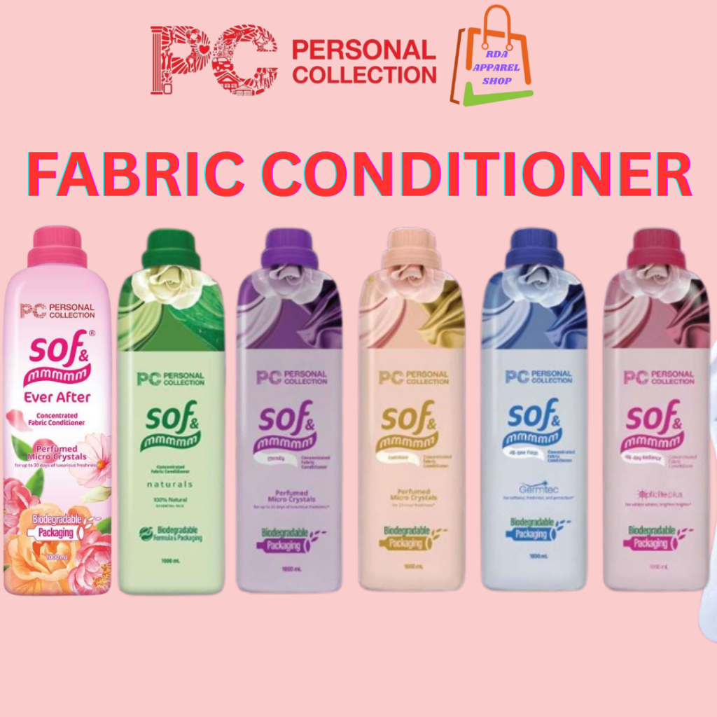 PC SOF & MMMMM Concentrated Fabric Conditioner 1000 ML - Naturals, All ...