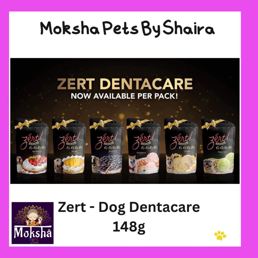 Zert Dentacare Dog Treats 148g pack | Shopee Philippines