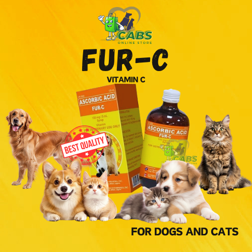 Vitamin C Fur-C / Pet-C Syrup 120ML for Cats and Dogs | Shopee Philippines