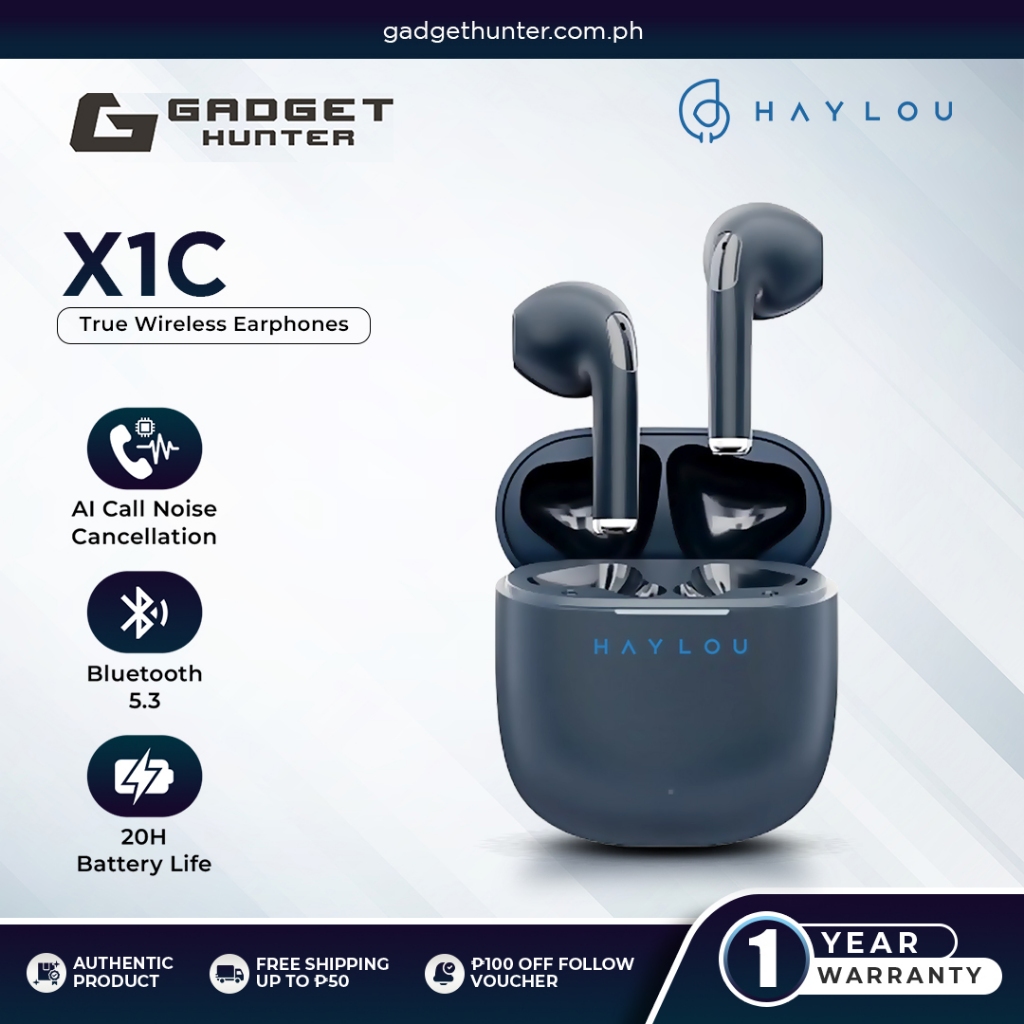 Haylou X1C True Wireless Earphones Bluetooth 20-hour Battery