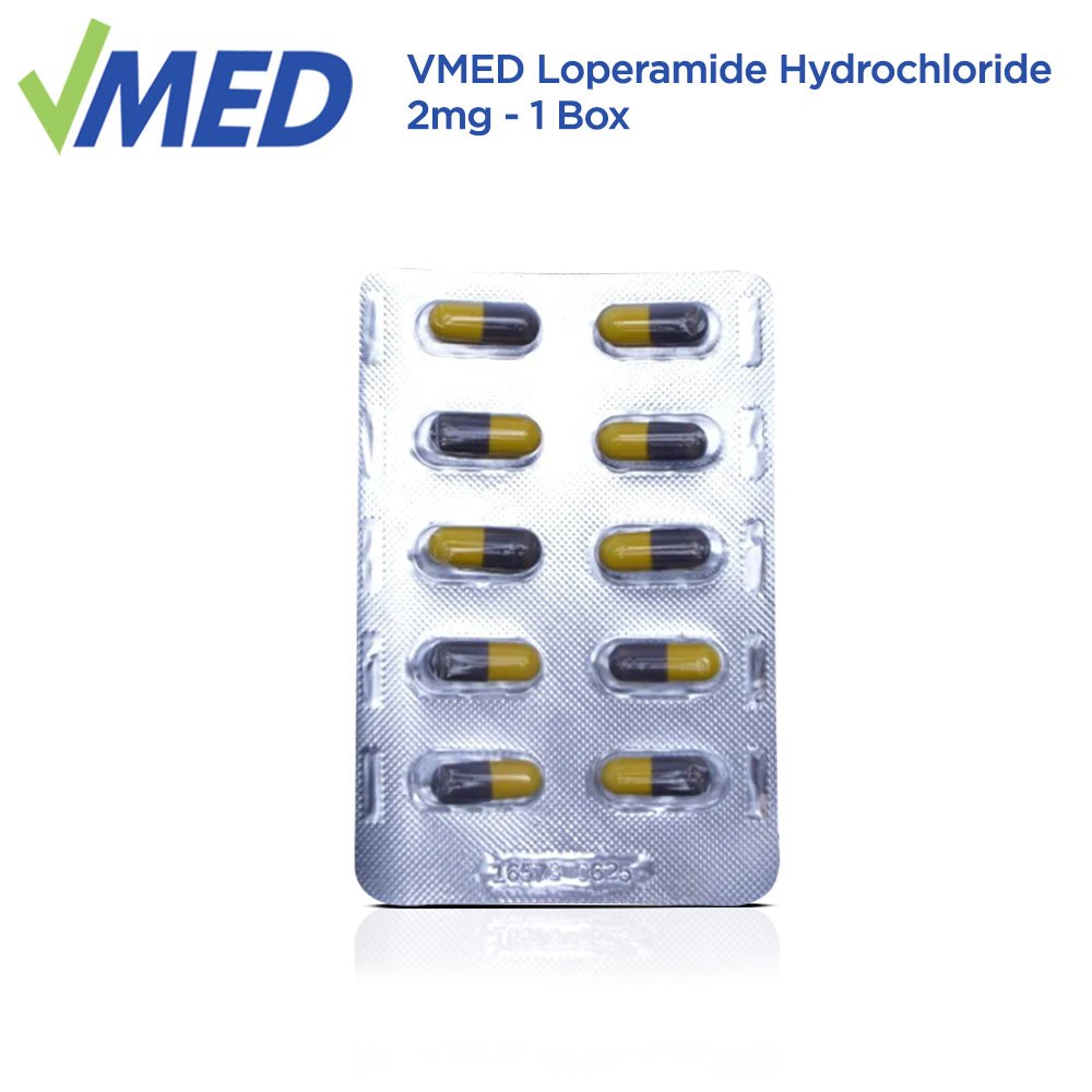 VMED Loperamide Hydrochloride 2mg - 1 Box | Shopee Philippines