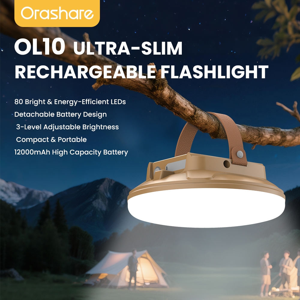 Orashare OL10 12000mAh Camping Light Portable Outdoor Tent Lantern with ...