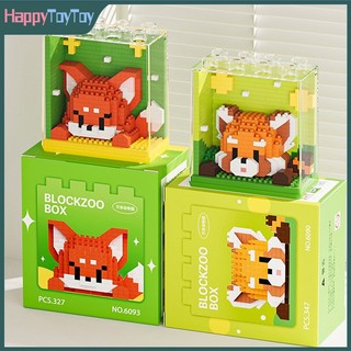 Cute Animals Series Mini Building Blocks Toys with Transparent Acrylic ...