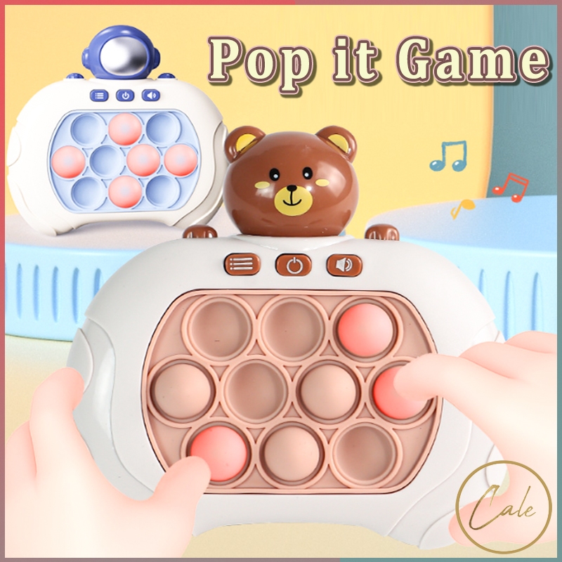 Cale Push Game Console Pop It Game Machine Educational Toys Children's ...