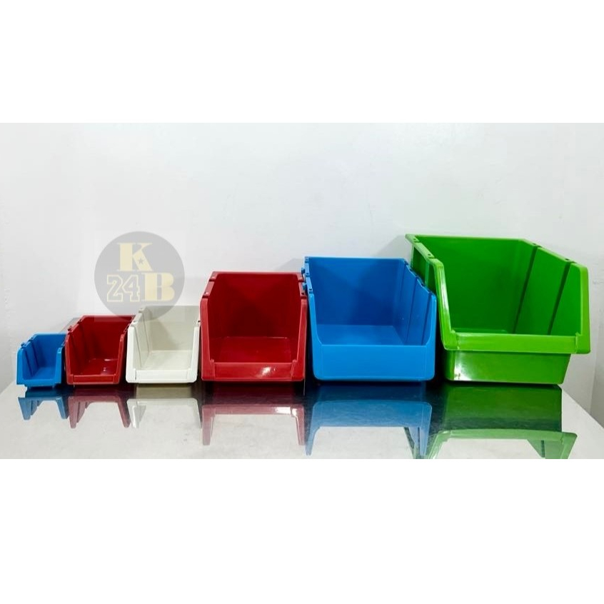 Stackable Sense & Style Bin Boxes Storage Organizer (Random Color ...