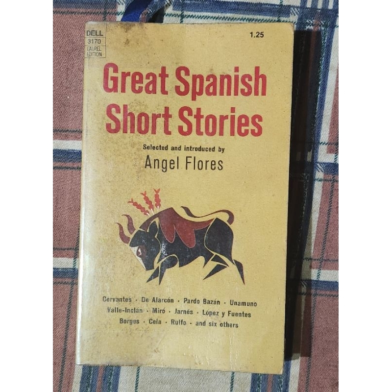 VINTAGE Great Spanish Short Stories Angel Flores (MMPB Preloved