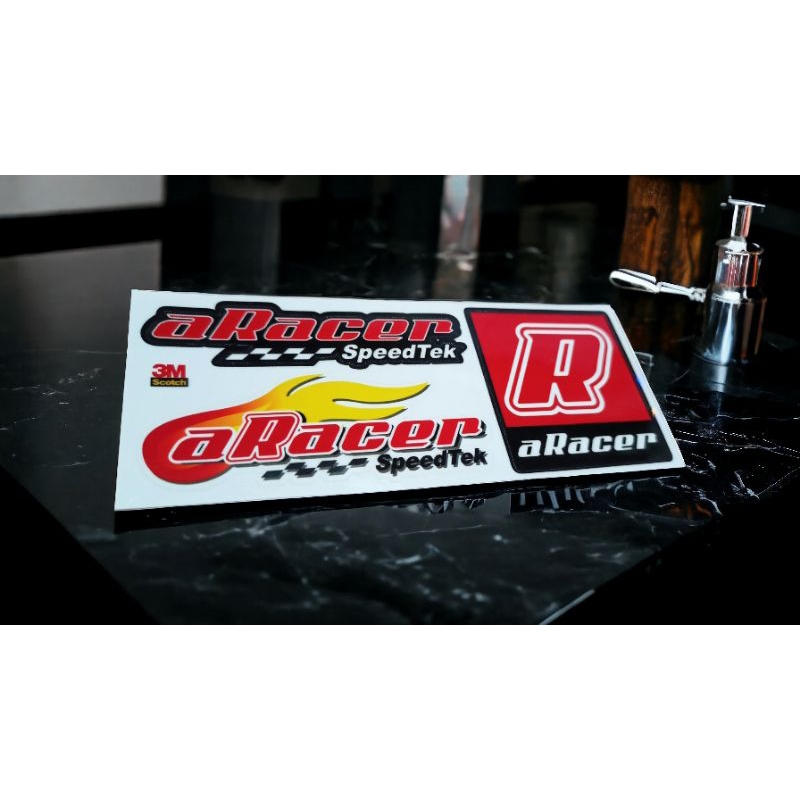 aRacer Sticker Set | Waterproof Scratchproof Vinyl Sticker | Shopee ...