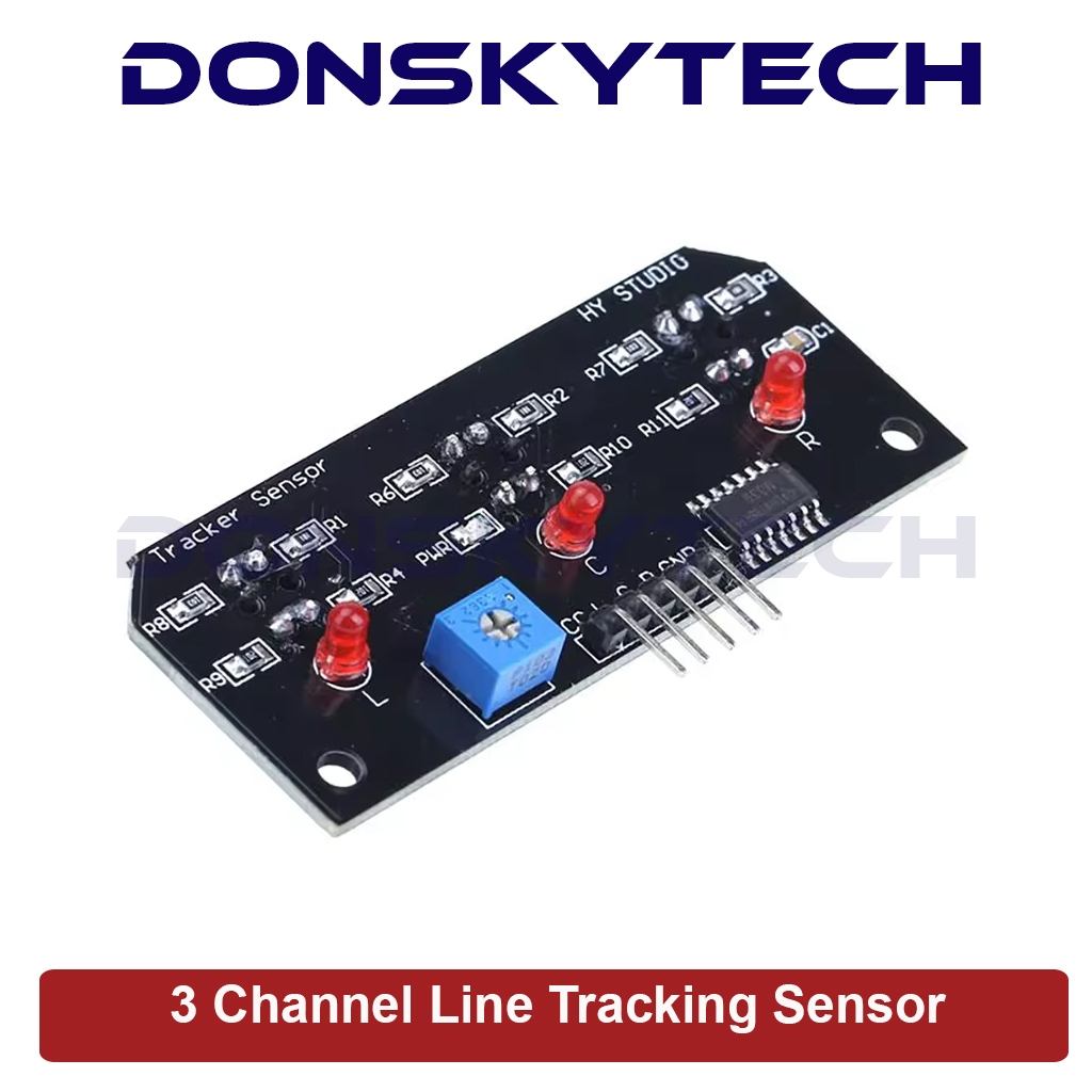 3 Channel Line Tracking Module Line Following Sensor for Robot Car ...