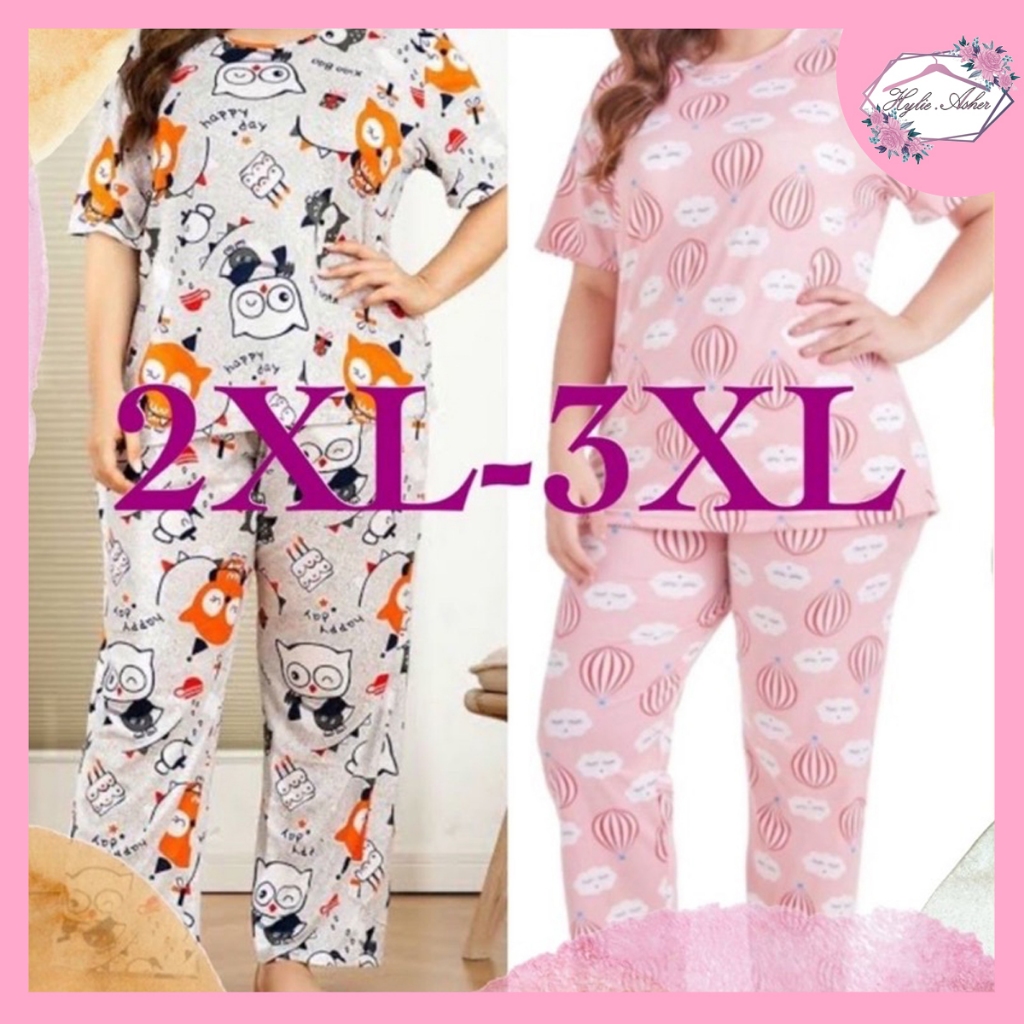 Hylie - 2XL-3XL Plus Size - Terno Tshirt & Pajama (MAS-PINALAKI ...