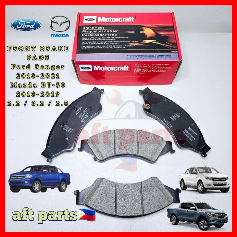 Brake Pads for Ford Ranger Front 2013-2021 2.2 & 3.2 Mazda BT50 ...