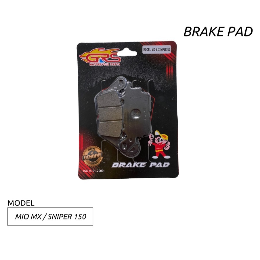 TLJ Motorcycle 1PC GRS Brake Pad WAVE/SNIPER/MIO/SHOGUN/RAIDER/DASH ...