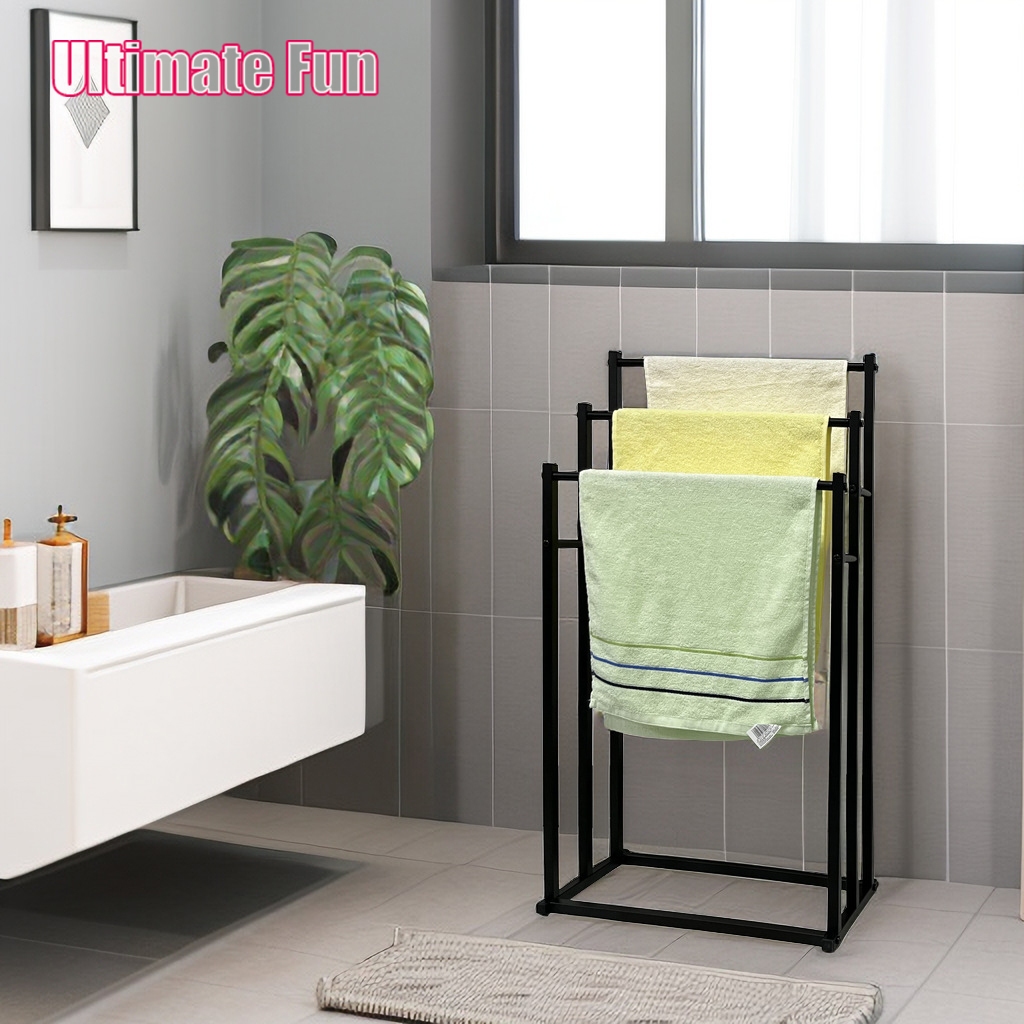 Towel Rack Bath Towel Rack Towel Hanger Towel Rack Bathroom Laundry ...