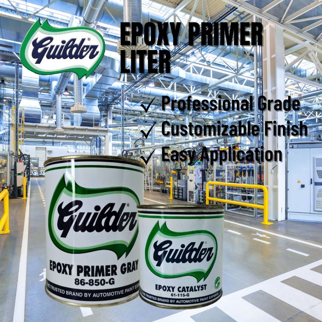 EMJ Guilder Epoxy Primer – Liter | Anti-Rust Primer for Metal in Gray ...